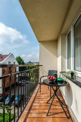 Balkon lub taras w obiekcie Kairos Apartments - Chopin II - ścisłe centrum
