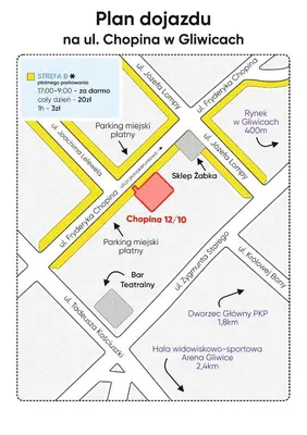 Plan piętra w obiekcie Kairos Apartments - Chopin II - ścisłe centrum