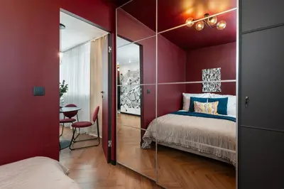 Łóżko lub łóżka w pokoju w obiekcie Kairos Apartments - Crystal - darmowy parking, ścisłe centrum