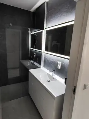 Łazienka w obiekcie Apartament Jak w banku