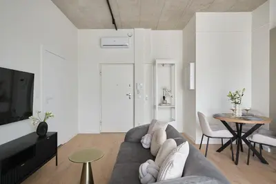 Część wypoczynkowa w obiekcie River Premium Apartments