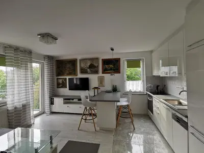 Kuchnia lub aneks kuchenny w obiekcie Apartament Pionier 71B
