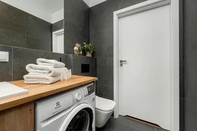 Plan piętra w obiekcie Mieszczańska Modern Apartment with Balcony & Free Parking Wrocław by Noclegi Renters