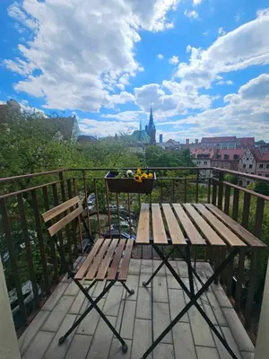 Balkon lub taras w obiekcie apart wroclaw