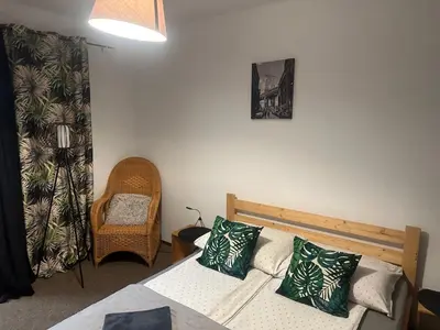 Łóżko lub łóżka w pokoju w obiekcie Apart' otel 23
