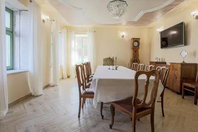 Telewizja i/lub zestaw kina domowego w obiekcie Pastorówka