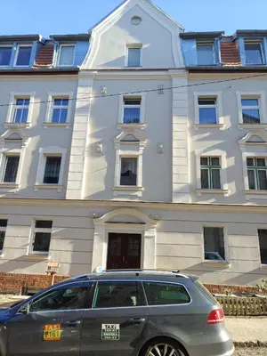 Budynek, w którym mieści się apartament