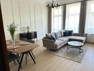 Część wypoczynkowa w obiekcie Apartament No. 5 City Center