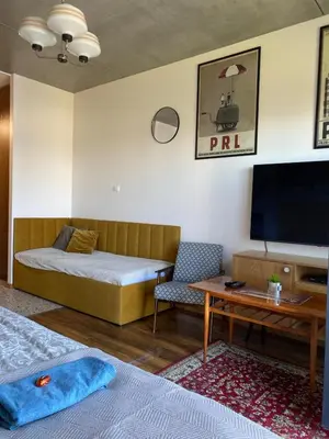 Telewizja i/lub zestaw kina domowego w obiekcie Lux Lotnisko