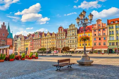 Widok na miasto Wrocław z tego apartamentu