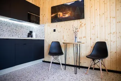 Telewizja i/lub zestaw kina domowego w obiekcie Koliberek Apartament SPA