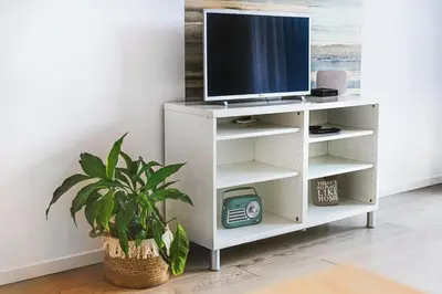 Telewizja i/lub zestaw kina domowego w obiekcie Apartament Parking & Balkon
