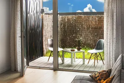 Część wypoczynkowa w obiekcie Apartament Parking & Balkon