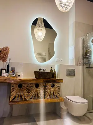 Łazienka w obiekcie Apartement Wabi Sabi w centrum Raciborza