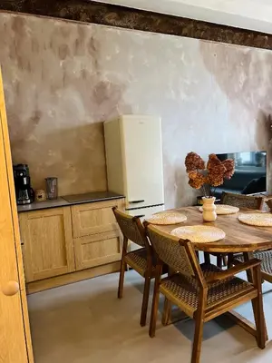 Kuchnia lub aneks kuchenny w obiekcie Apartement Wabi Sabi w centrum Raciborza
