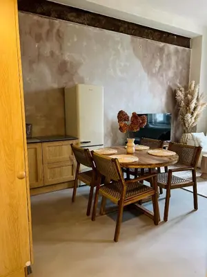 Część wypoczynkowa w obiekcie Apartement Wabi Sabi w centrum Raciborza