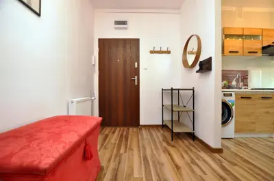 Kuchnia lub aneks kuchenny w obiekcie Słoneczny Apartament przy Rynku