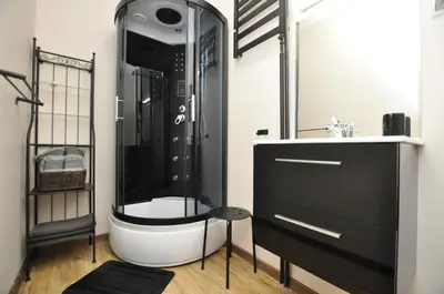 Łazienka w obiekcie Słoneczny Apartament przy Rynku