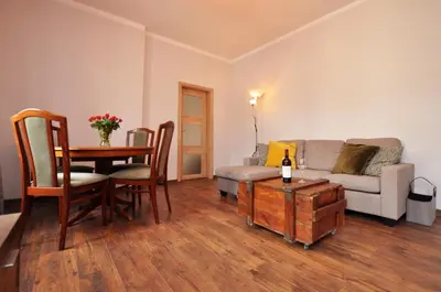Część wypoczynkowa w obiekcie Słoneczny Apartament przy Rynku
