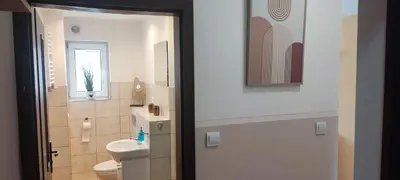 Łazienka w obiekcie Apartament na Pilczycach