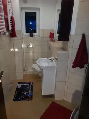 Łazienka w obiekcie Apartament na Pilczycach