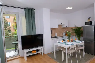 Kuchnia lub aneks kuchenny w obiekcie Apartament Słoneczny 9