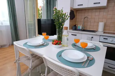 Kuchnia lub aneks kuchenny w obiekcie Apartament Słoneczny 9