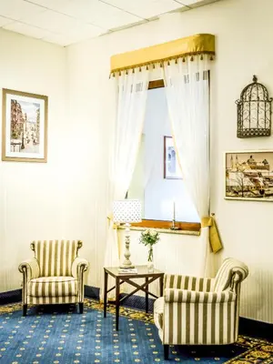 Część wypoczynkowa w obiekcie Hotel Stara Garbarnia