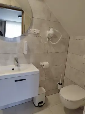 Łazienka w obiekcie Pokoje u Krysi