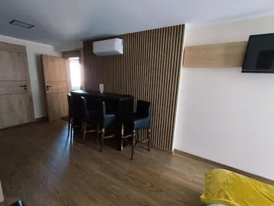 Telewizja i/lub zestaw kina domowego w obiekcie Pokoje u Krysi