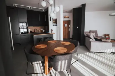 Kuchnia lub aneks kuchenny w obiekcie Apartament Przy Baryczy Milicz