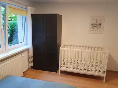 Łóżko lub łóżka w pokoju w obiekcie Apartament Jasminum