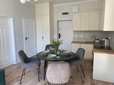 Kuchnia lub aneks kuchenny w obiekcie Apartament Kościuszki