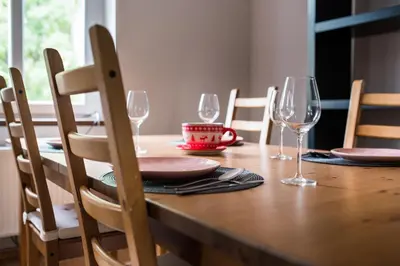 Plan piętra w obiekcie Apartament Hutnicza