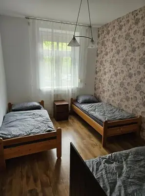Plan piętra w obiekcie Justinrent- komfortowe dla pracowników lub rodzin