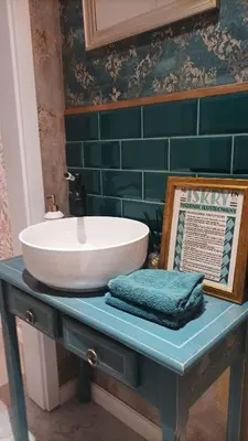 Łazienka w obiekcie Dom Gościnny Wróbliczówka