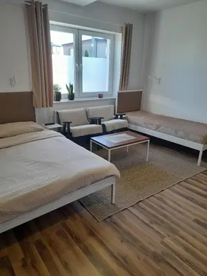Łóżko lub łóżka w pokoju w obiekcie Apartament KLEMENS nr domu 14