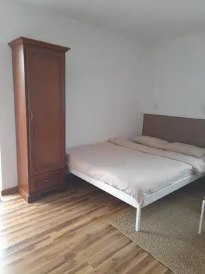 Łóżko lub łóżka w pokoju w obiekcie Apartament KLEMENS nr domu 14