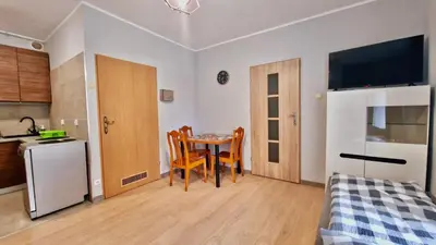 Kuchnia lub aneks kuchenny w obiekcie Tanie Noclegi Puszkina 1