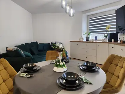 Część wypoczynkowa w obiekcie Apartament Forest