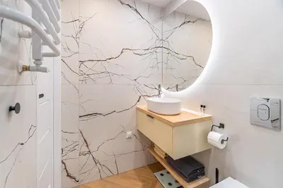 Łazienka w obiekcie Apartament Radosny, Klimatyzacja, PW INVEST HOME