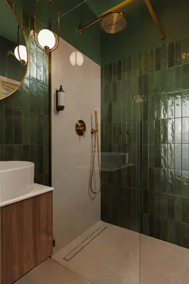 Łazienka w obiekcie Studio Verde Legnicka Residence