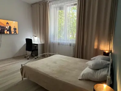 Łóżko lub łóżka w pokoju w obiekcie Mieszkanie w rynku