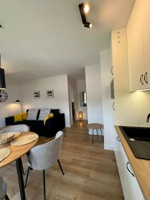 Kuchnia lub aneks kuchenny w obiekcie APARTAMENTY 