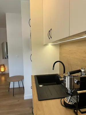 Kuchnia lub aneks kuchenny w obiekcie APARTAMENTY 