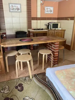 Kuchnia lub aneks kuchenny w obiekcie Jezioranka