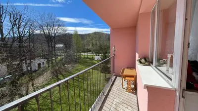 Balkon lub taras w obiekcie Apartament Lapis Lazuli