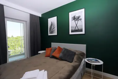 Część wypoczynkowa w obiekcie Apartament Zielone Podwale