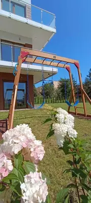 Ogród w obiekcie Apartament Słoneczna polana