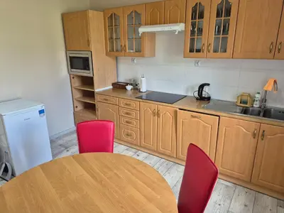 Kuchnia lub aneks kuchenny w obiekcie Apartament nad Włodzicą